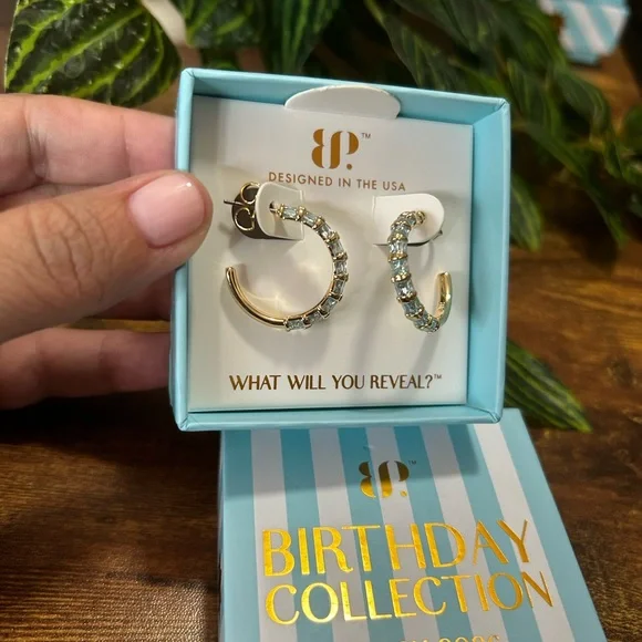 Bomb Party March 2026 “Dream Chaser” Gold Hoops - Picture 2 of 3